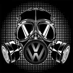 Volkswagen GAS MASK Door lights Nr. 11 (cantidad 1 = 2 logo films /2 luces de puerta)
