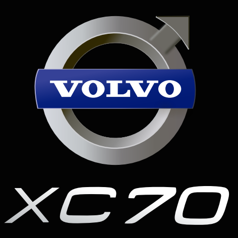 LUCES XC70 LOGO PROJECROTR Nr.18 (cantidad 1 = 2 Película con Logo / 2 luces de puerta)